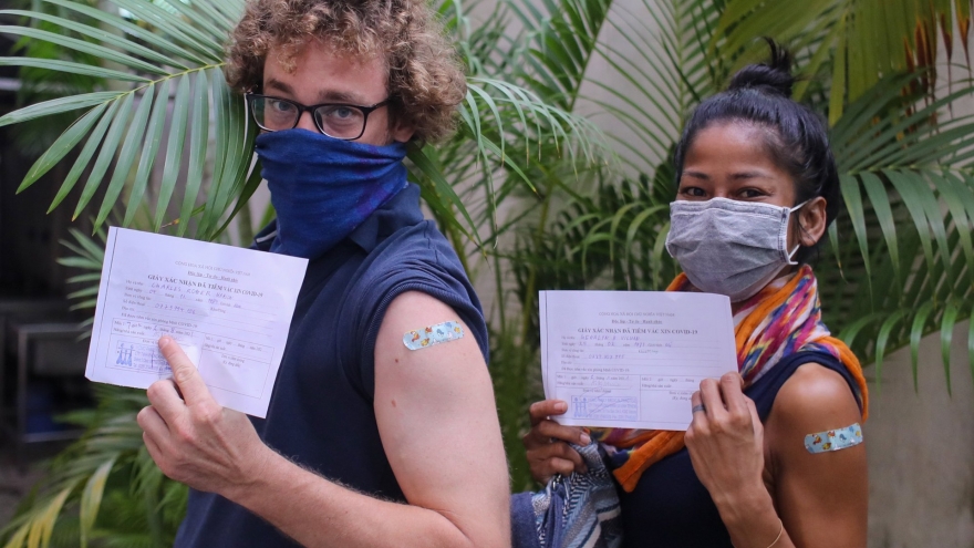 Expats excited to get vaccinated against COVID-19